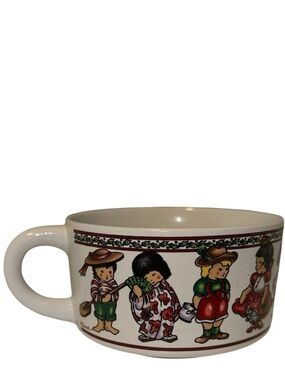 Kane Soup Coffee Mug “Children Around The World” Motif